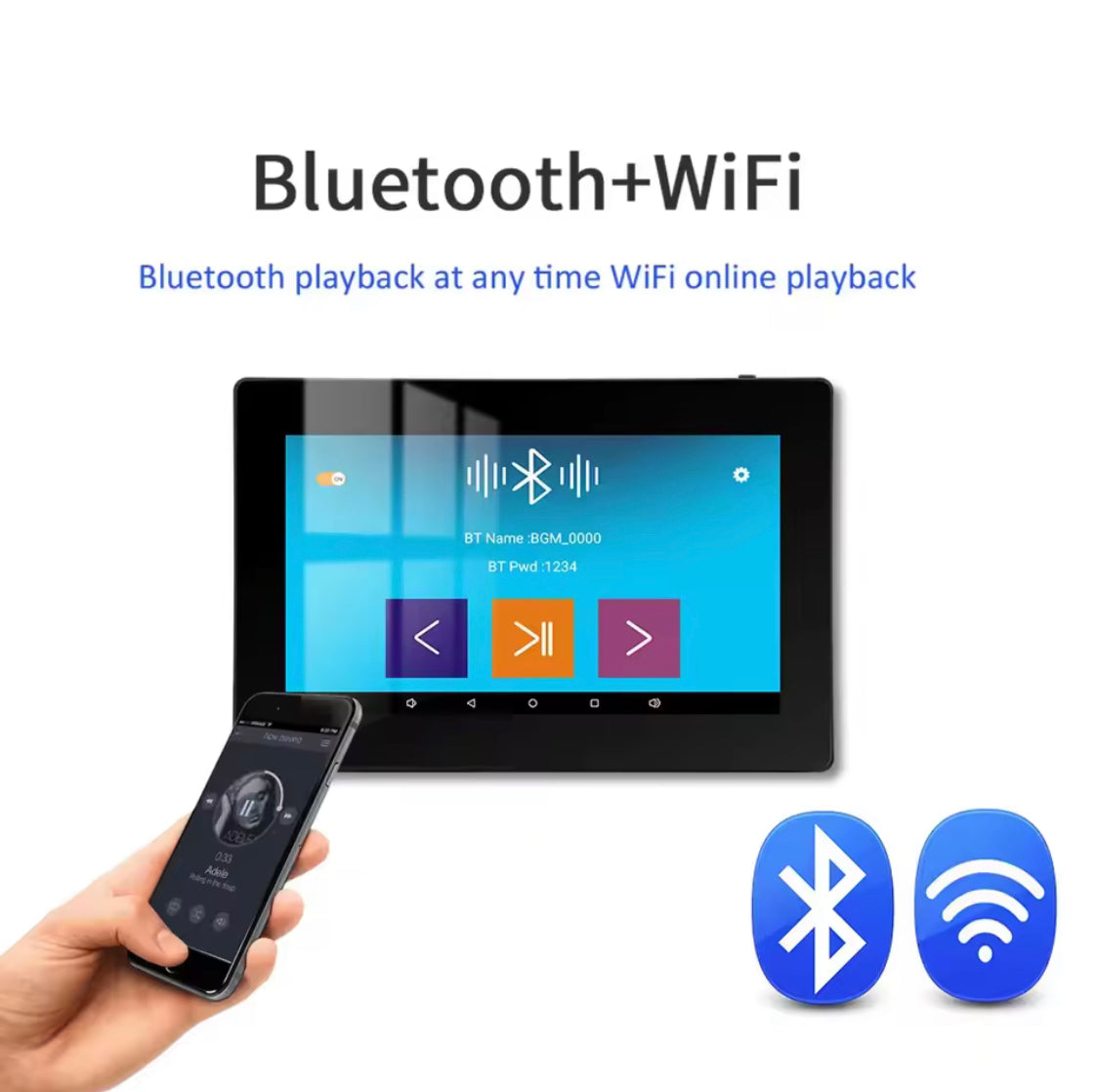 Wi-Fi Bluetooth Wall Amplifier